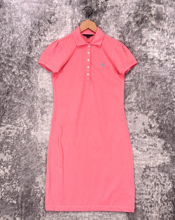 Brooks Brothers Dresses & Skirts - New Brooks Brothers Dress XS Womens Pink Pique Polo Shirtdress Workwear
